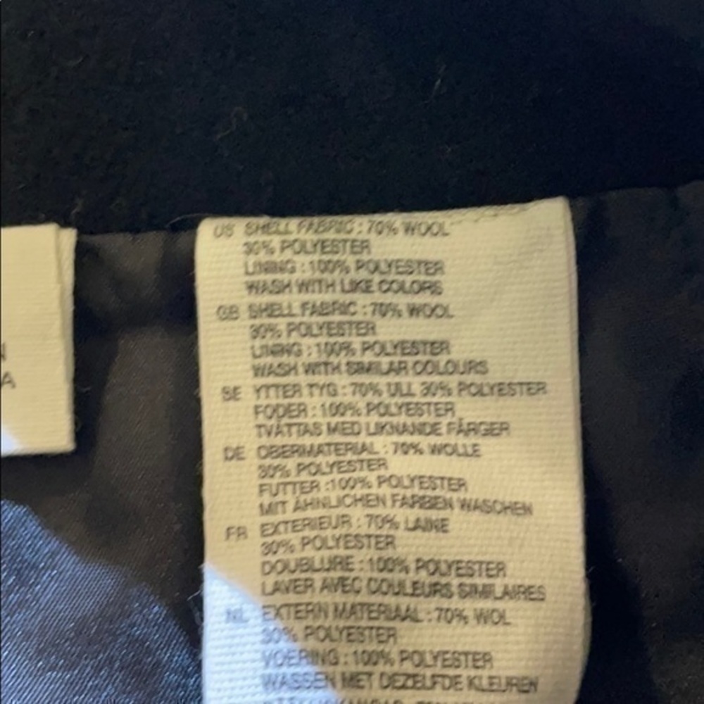 H&M Divided | Black Wool Mini Skirt - Picture 5 of 6